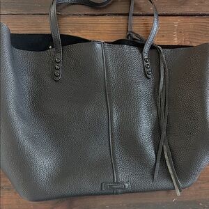 Rebecca Minkoff black leather shoulder bag